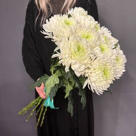 Букет из 11 хризантем Магнум