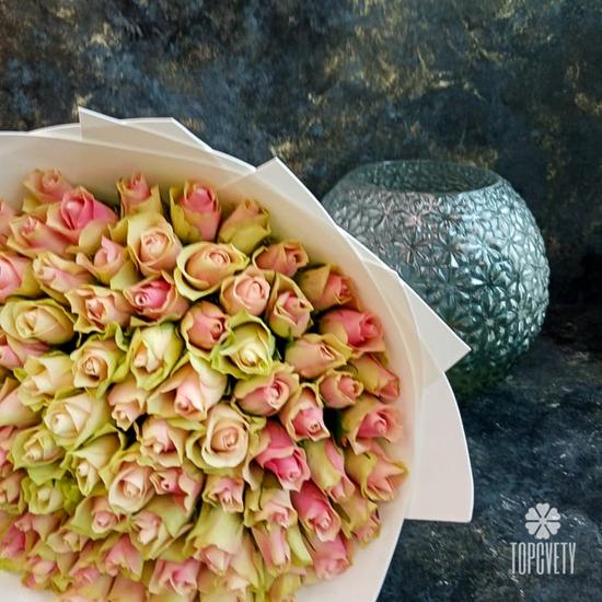 Букет из 101 розы микс 40см